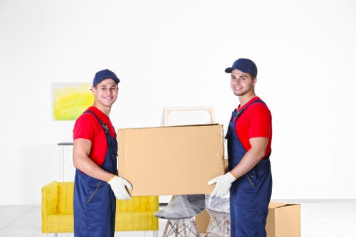 Removal team planning a home move in West Kensington