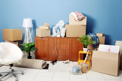 Professional removals service planning a relocation with attention to detail