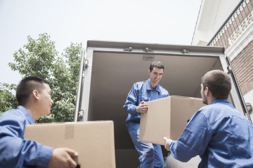 Local office removals planning for a commercial move in West Kensington