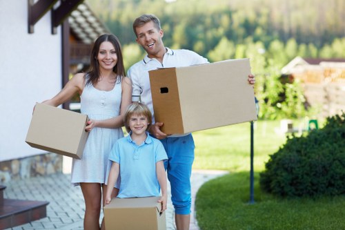 Professional house movers planning a local move in West Kensington