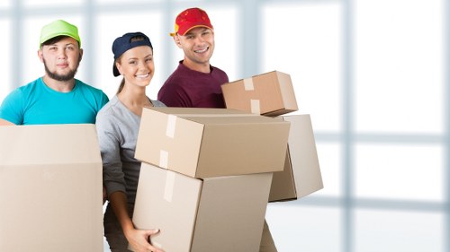 Flat removals support in a West Kensington apartment building