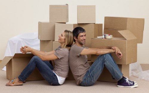 Man and van service supporting a West Kensington residential move