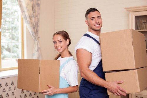 Packing and furniture handling for a West Kensington move