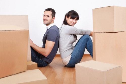 Local moving team planning access and parking for a West Kensington property