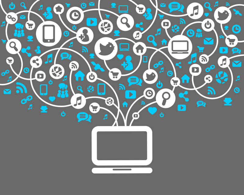 Marketing cookie concept with browser activity tracking